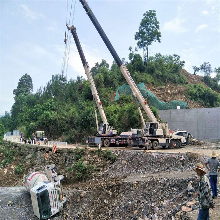 日照日照24小时应急道路救援吊装吊装现场实拍